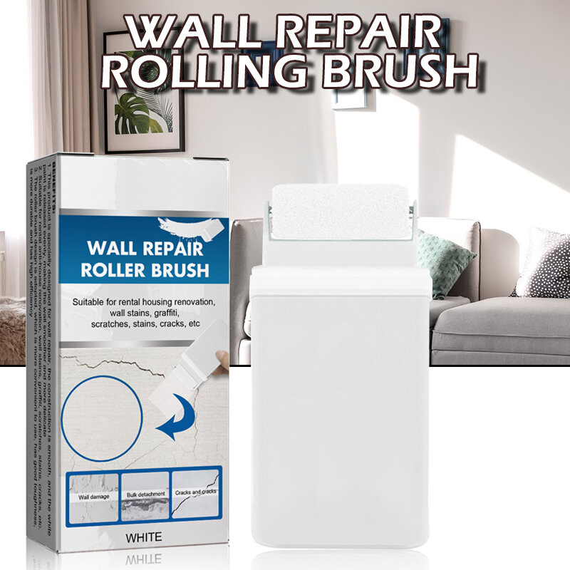 New Wall Repair Paint Small Roller Brush Kit Mini Roller Paint Tool Quick Drying Convenient Construction Remove Stains 100g