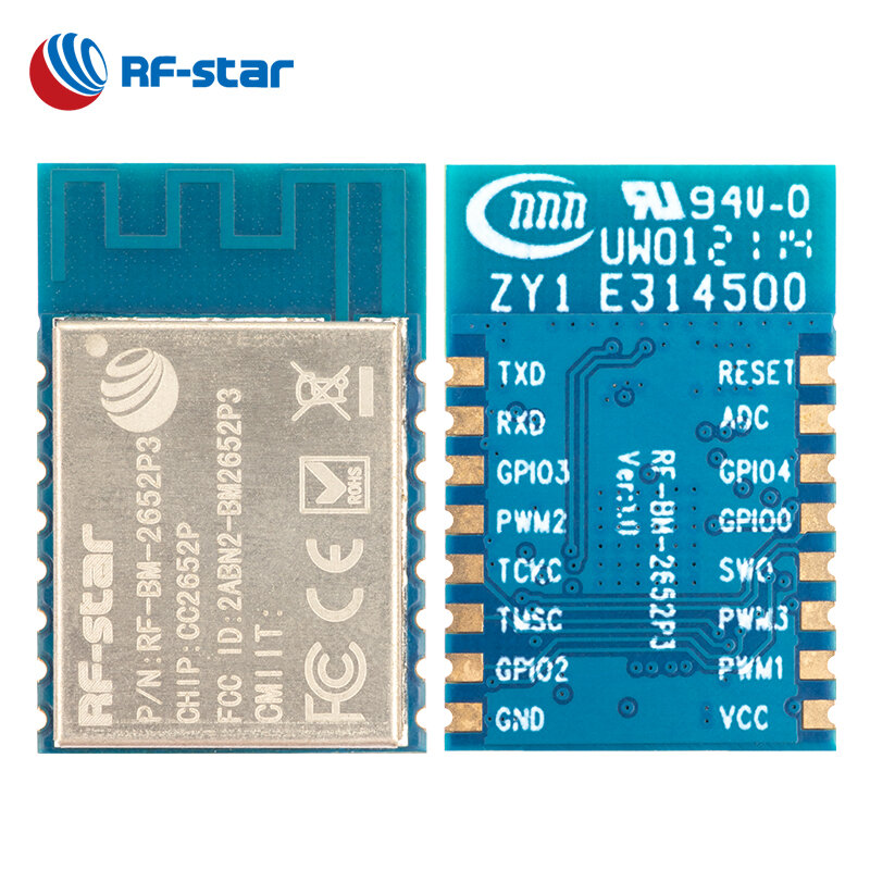 Módulo multiprotocolo TI CC2652P ble5.1, 2,4 GHz Zigbee2mqtt ble zigbee, RF-BM-2652P3