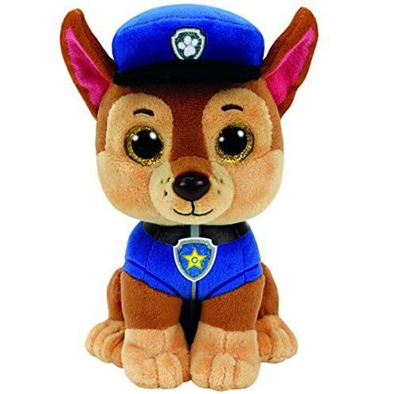 Beanie Big Eyes PAW Patrol Dog Skye Marshall Rubble Chase Rocky Zuma Plush Toy Stuffed Puppy Doll Boy and Girl Birthday Gift