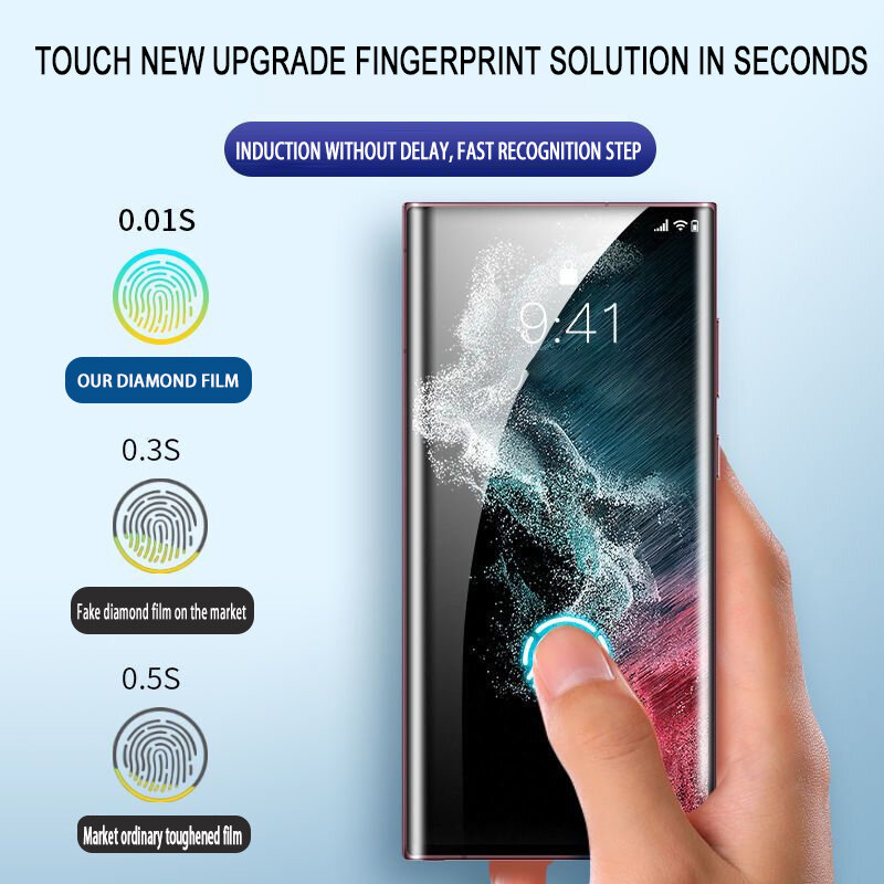 9999D Uv Gehard Glas Voor Samsung Galaxy S21 S20 S10 S9 S22 Ultra Plus E 5G Screen Protector Voor samsung Note 20 Ultra 10 9 8