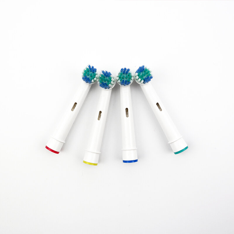 Cabeças de escova de dentes oral b, 4 unidades, limpeza, frete grátis