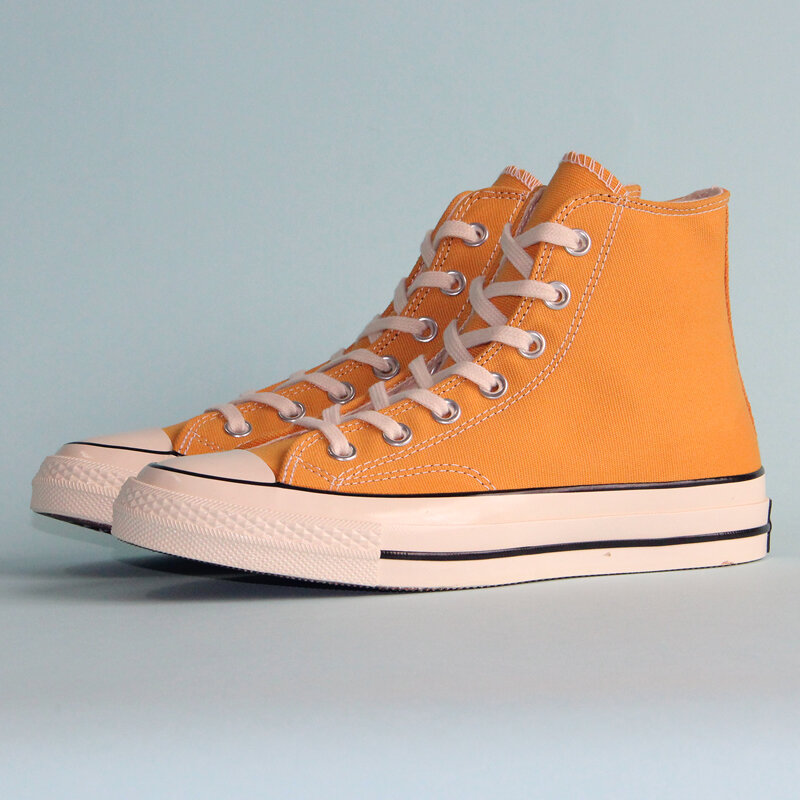 Converse-baskets de skateboard jaunes, chaussures All Star d'origine, Chuck 70 version rétro des années 1970, baskets unisexes nouvelles, 162054C