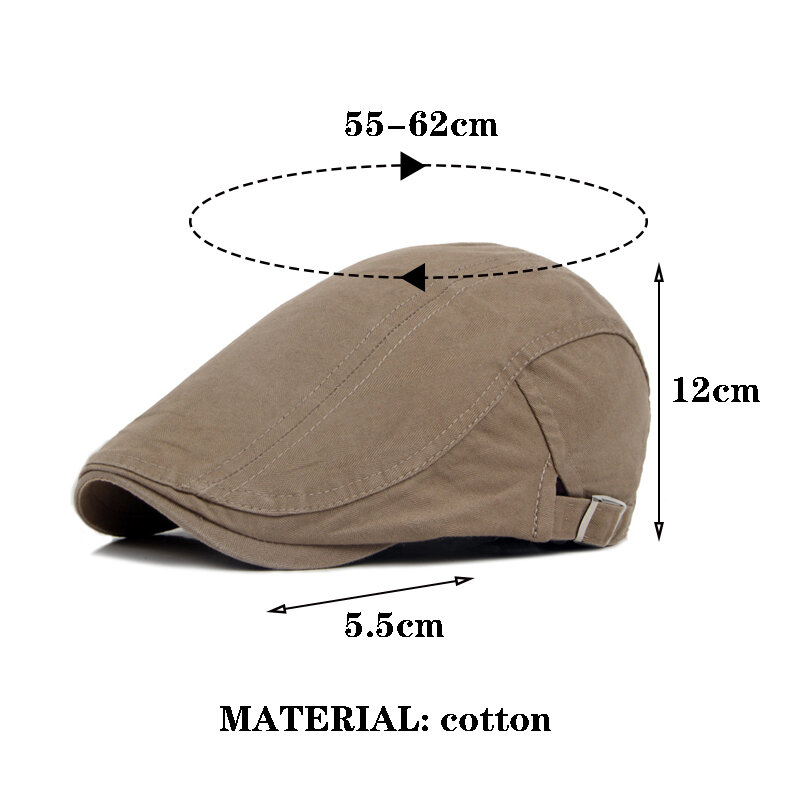 New Men Berets Spring Autumn Winter British Style Newsboy Beret Hat Retro England Hat Male Hats Peaked Painter Flat Caps for Dad