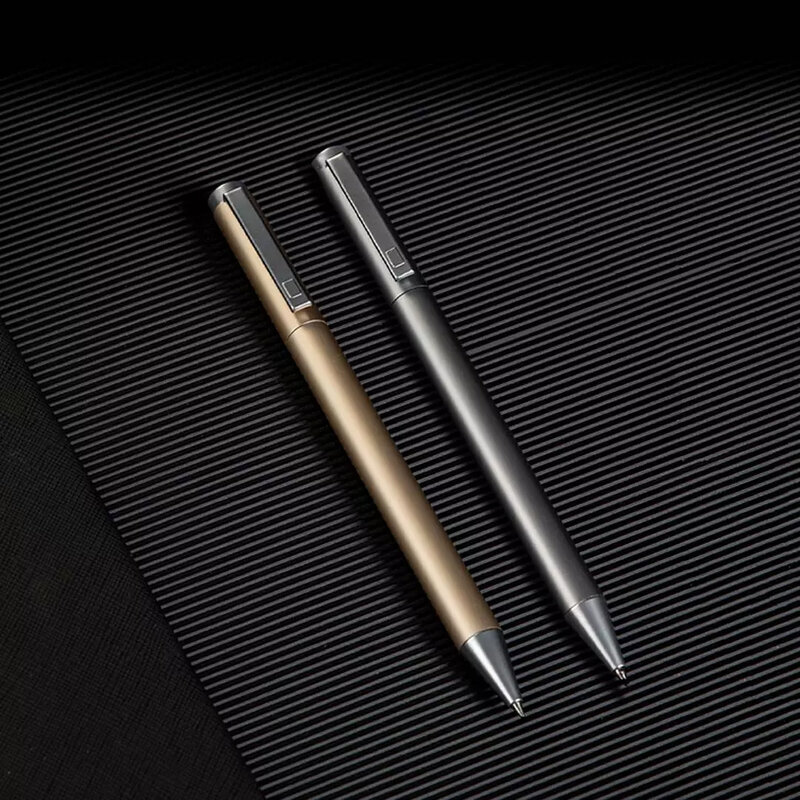 Xiaomi Deli – stylo à bille bille en métal, 0.5MM, stylo de signature pour étudiants de bureau, papeterie de travail, Original