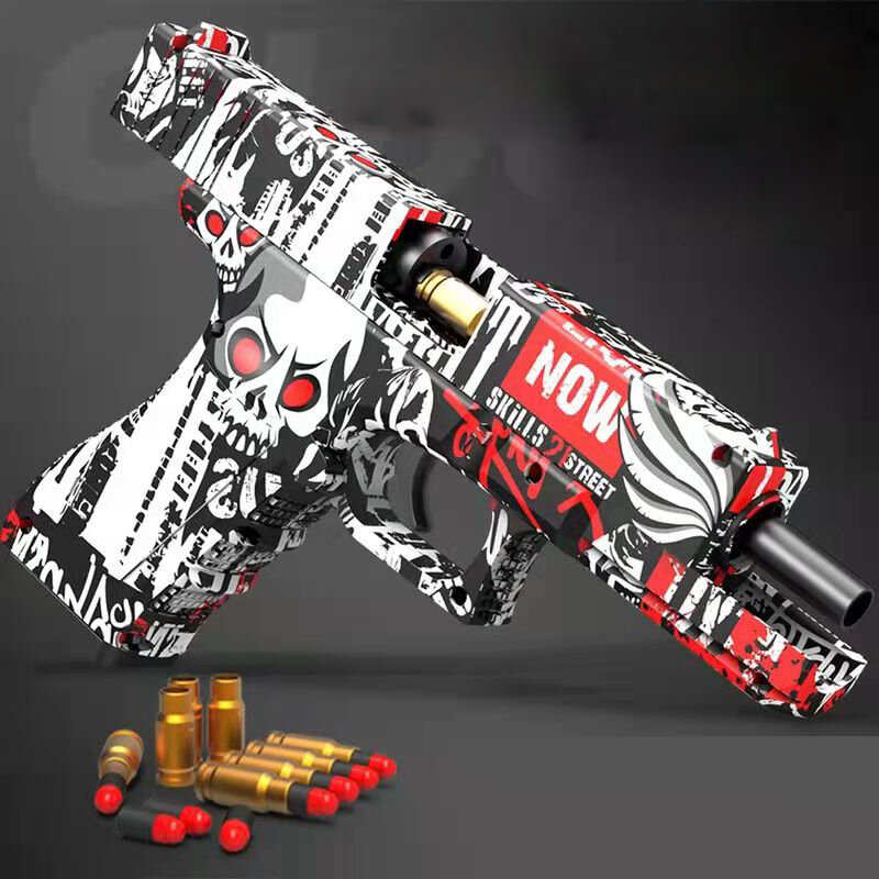 2022 Glock M1911 Colt Graffiti giocattoli pistola Shell espulsione Airsoft pistola Soft Bullet freccette per ragazzi sport all'aria aperta CS pistola da tiro