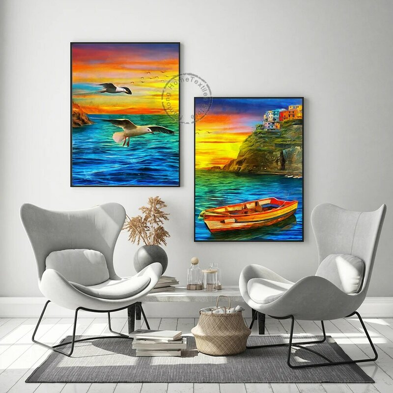 Oil Painting Landscape Canvas Art Paintings For Living Room Bedroom Posters And Prints Wall Poster Home Decor