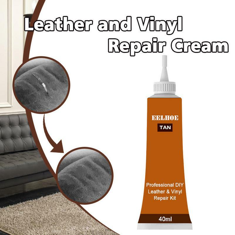 Vinyl Repair Kit For Car Seats Extend Lifespan Advanced Leather Repair Gel For Furniture Sofa Couch Jacket Shoes Leather Filler