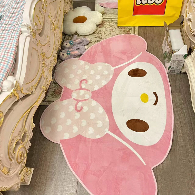 Sanrio Kawaii Cinnamorol Melody Girl Heart ковер прикроватное одеяло напольный коврик подушка для туалетного столика плюшевая декоративная спальня для девушек