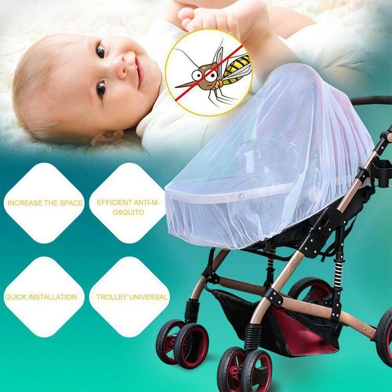 Baby Stroller Mosquito Net Universal Children Pushchair Crib Netting Mesh Stroller Accessories Net Infants Protection