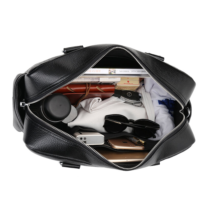 YILIAN-최신 남성용 여행 가방, 가죽 핸드백, 가로 비즈니스 문서, 악어 인쇄, 남성용 가방, 대용량 컴퓨터 케이스