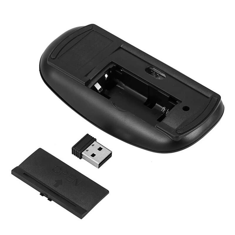 Mini mouse recarregável sem fio para laptop, slim, sem fio, silencioso, 2.4g, para casa/escritório