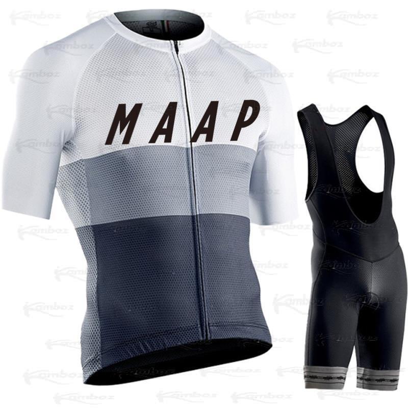 Zestaw koszulek rowerowych MAAP Team letnia odzież rowerowa 2022 nowy rower MTB oddychające ubrania Maillot garnitur Ropa Ciclismo mężczyźni jednolite
