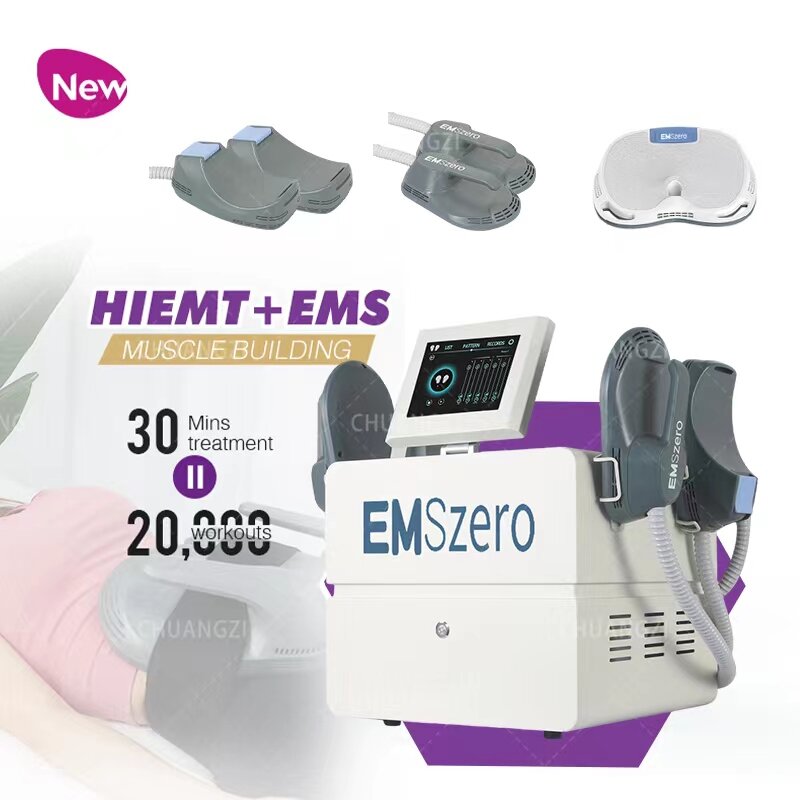 2021ออกแบบใหม่ HIEMT กล้ามเนื้อเครื่องลดน้ำหนัก Body Shaping การเผาผลาญไขมัน & EMSlim กล้ามเนื้อ Toning เครื่องสำห...