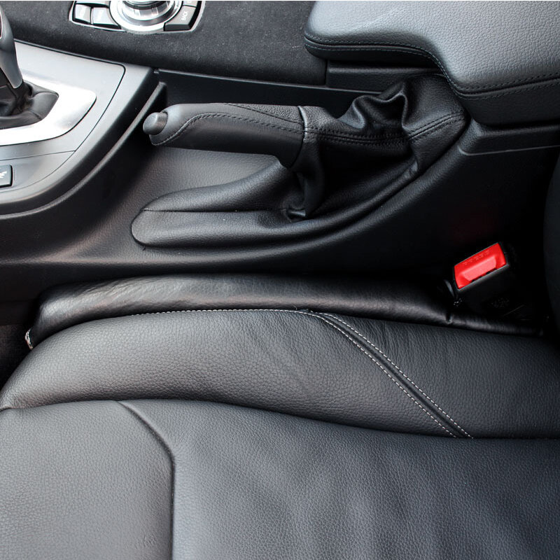 1/2pcscar seat plugSeat gap plug a prova di perdite pad plug stripfront seat storage boxgap fillercar accessori interni
