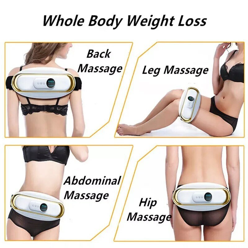 Body Massager Cellulite Massager Slimming Back Massager Electric Losing Weight Belly Slimming Belt Fat Burning Abdominal Massag
