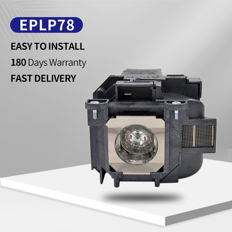 Elplp78/v13h010l78 substituição lâmpada do projetor com habitação para epson powerlite hc 2000/hc 2030/powerlite hc 725hd