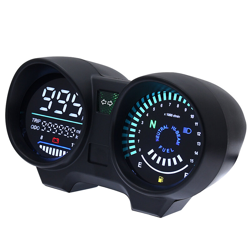 2022 New Speedometer Digital Dashboard LED RPM Meter Speed Gauge For Motorcycle Brazil TITAN 150 Honda CG150  Fan150 2010 2012