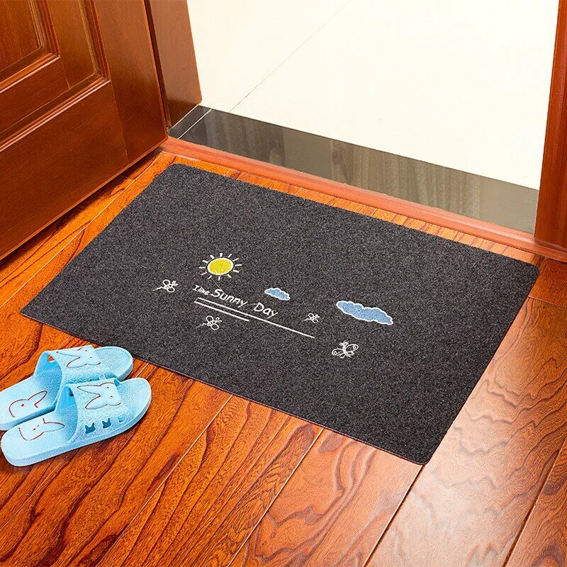 80*120cm Welcome Waterproof Door Mat Cartoon Cute Totoro Kitchen Rugs Bedroom Carpets Decorative Stair Mats Home Decor Crafts