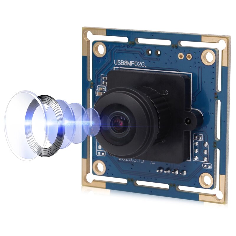 SVPRO 8MP IMX179 UVC Plug and Play Mini Security CCTV Board USB Camera Module With Wide Angle M12 Lens