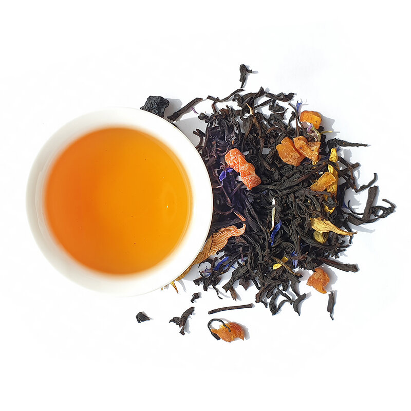Aditivo em chá preto, chá com aditivos, chá preto com suplementos naturais