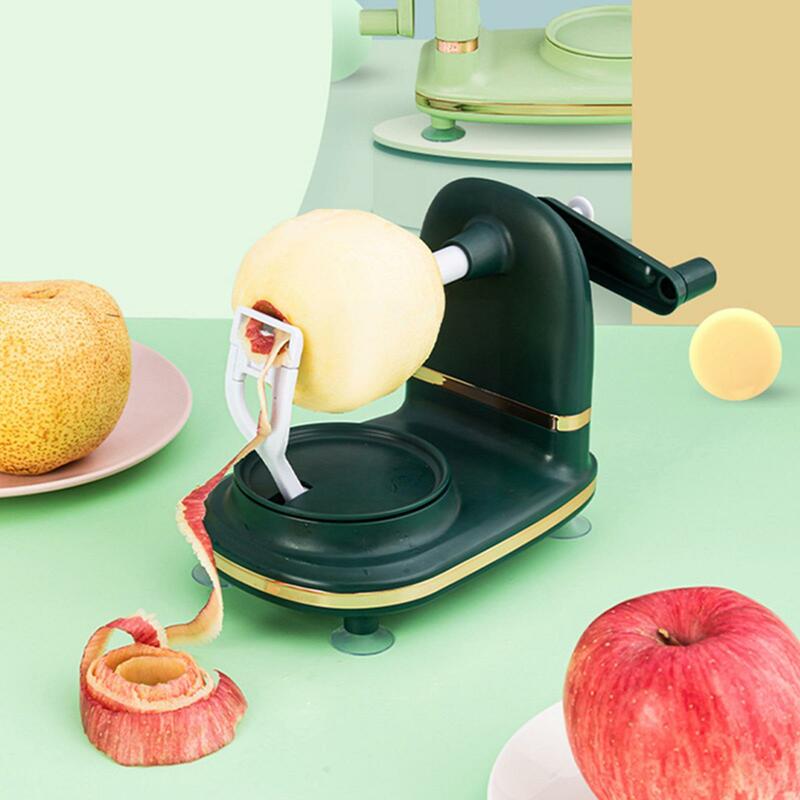 Pelador de manzana de Rotación Manual, rebanador de pera, herramienta de manivela y Corer, cortador multifuncional, máquina de cocina, Ap G6W3