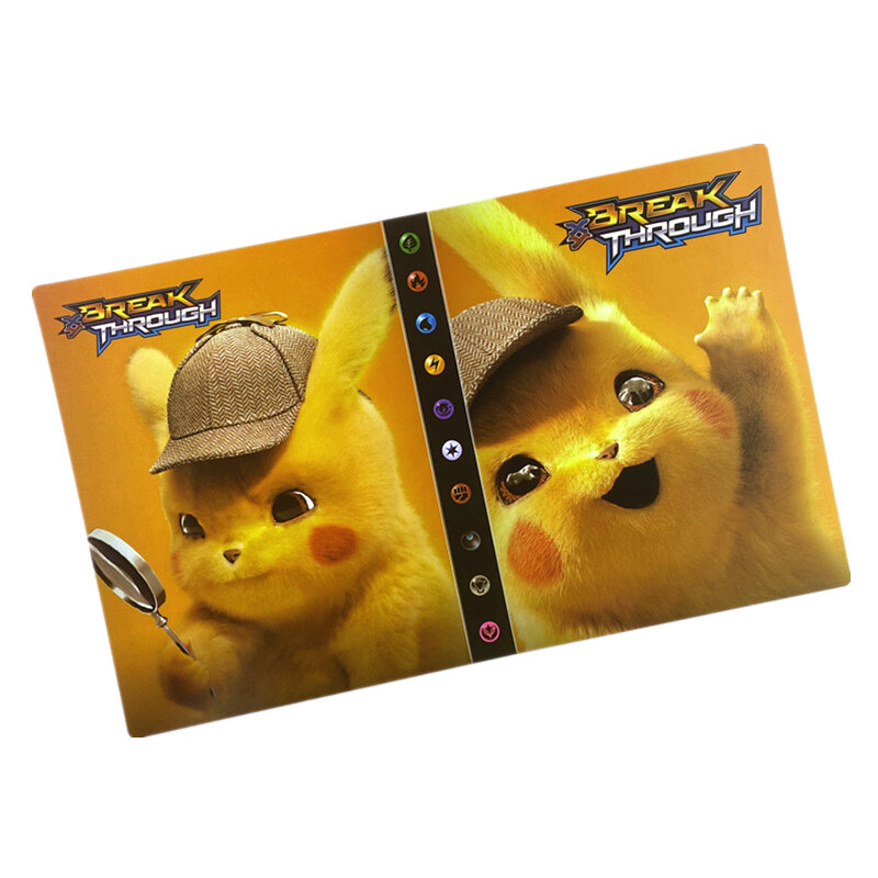 240 Kaarten Pokemon Album Boek Collection Holder Pocket Anime Kaart Game Card Bindmiddel Map Top Geladen Lijst Speelgoed Cadeau Voor kids