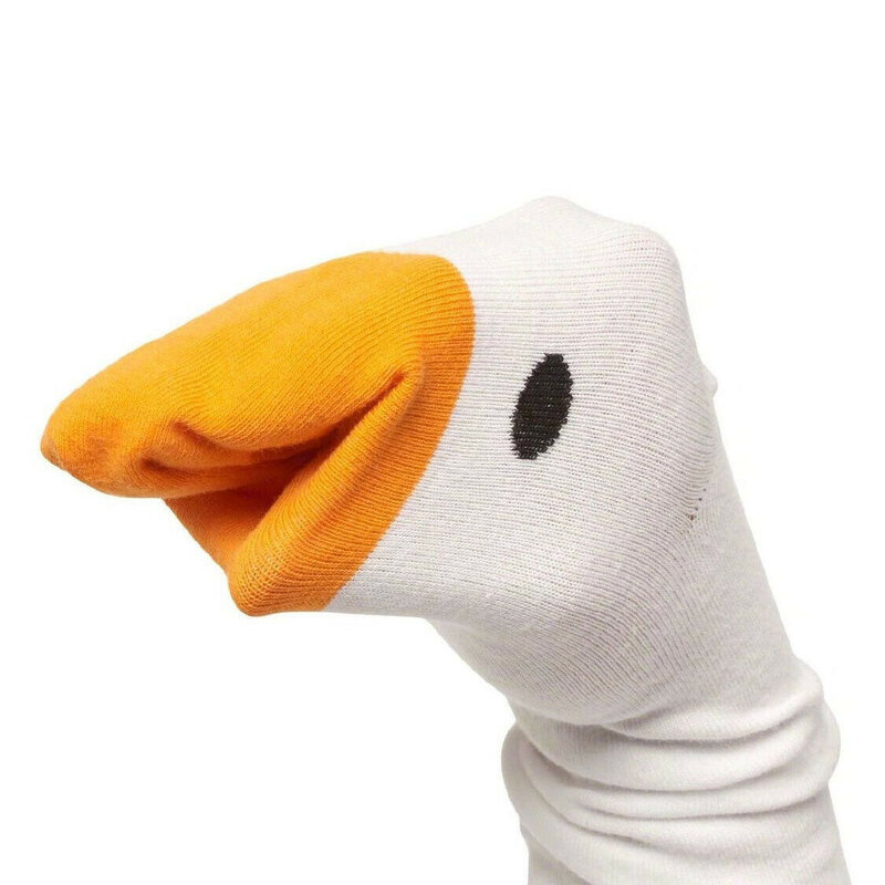 Funny Goose Head Socks Animal Casual Cotton Duck Women Socks Fashion Female Happy warm harajuku Sock winter Cute sox