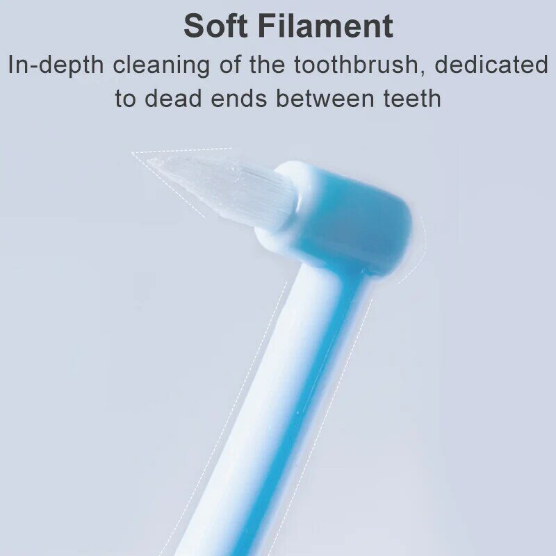 Fawnmum Alat Pembersih Gigi Sikat Gigi Sikat Interdental Alat Pembersih Gigi Sikat Gigi untuk Perawatan Kebersihan Mulut Menyembuhkan Penyok