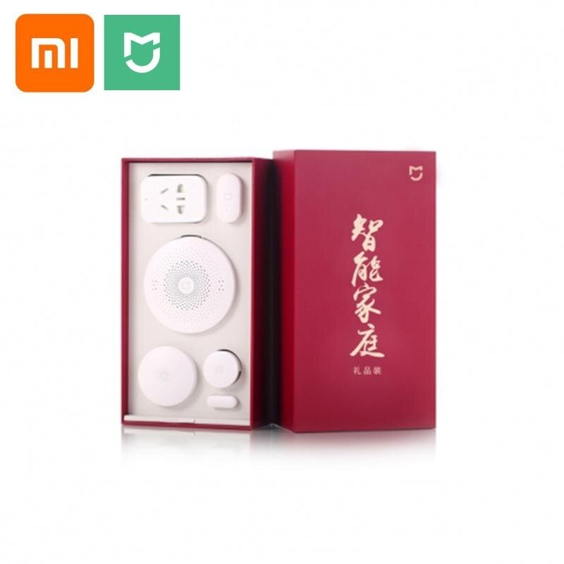 Xiaomi mijia kit porta da janela gateway casa inteligente sensores sensor corpo sem fio interruptor mi 5 em 1 kit de segurança terno família