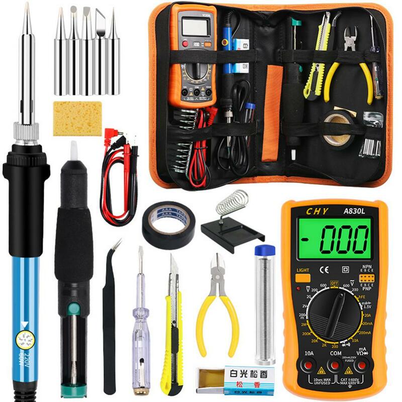 Adjustable temperature electric soldering iron Kit Set European and American 220V 110V 936 soldering iron 60W