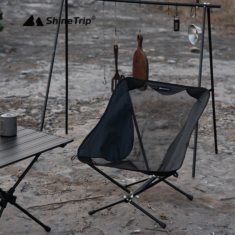 Silla plegable portátil desmontable con forma de luna, silla ultraligera para acampar al aire libre, playa, pesca, viajes, senderismo, Picnic, herramientas de asiento