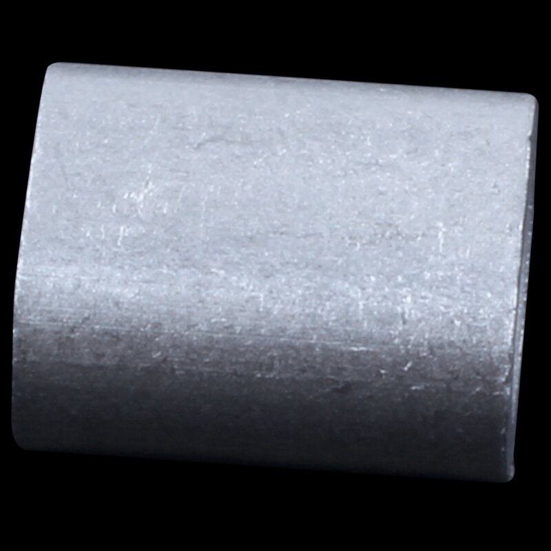 2Mm Aluminium Doppel Loch Draht Seil Clamp Clip Sleeve 160 Pcs