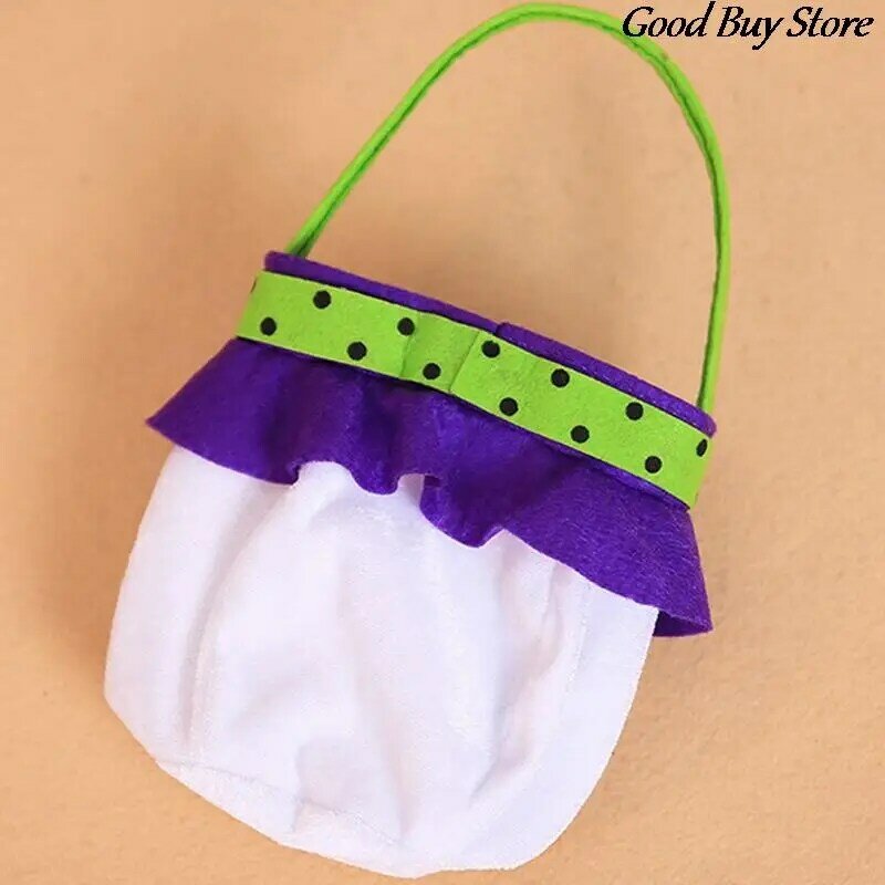 2022 Halloween Candy Bag Children Adult Black Cat Handbag Trick Or Treat Gift Bag Cosplay Witch Bags Kids Happy Party Decor