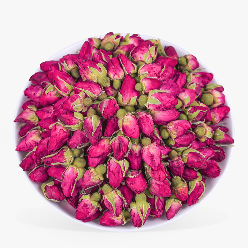 Tè ai fiori tè alla rosa Pingyin bocciolo di rosa bocciolo di fiori tè preparato a secco tè di bellezza e bellezza 100g
