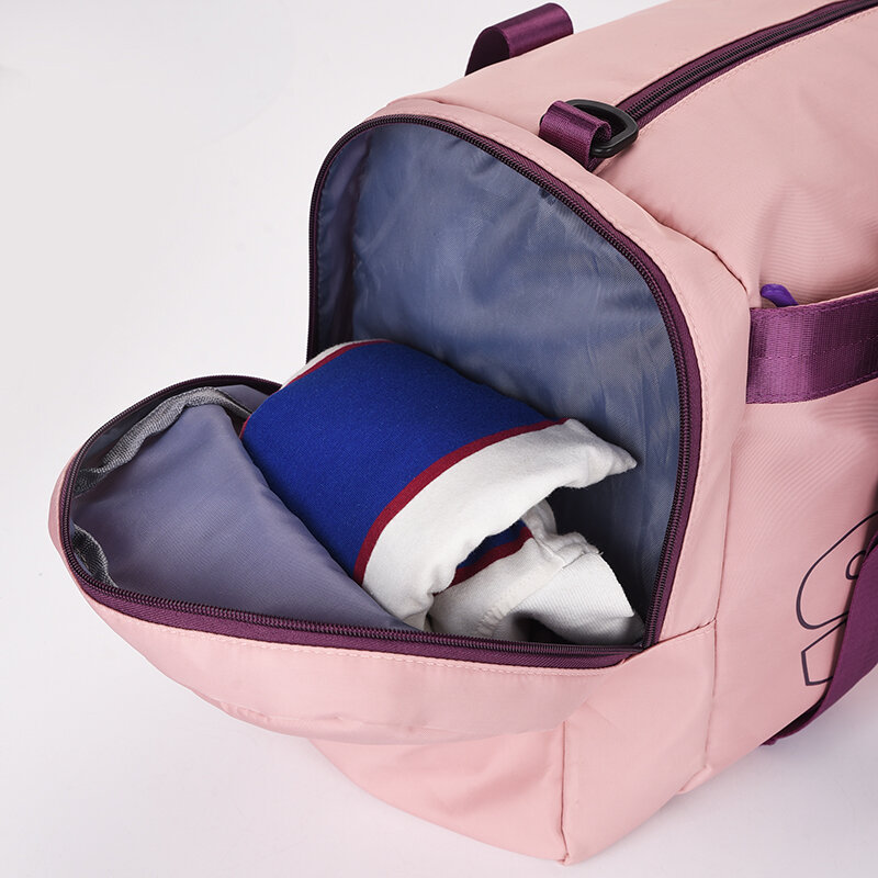 Женская сумка для коротких путешествий YILIAN, Модная легкая вместительная Спортивная дорожная сумка через плечо для фитнеса