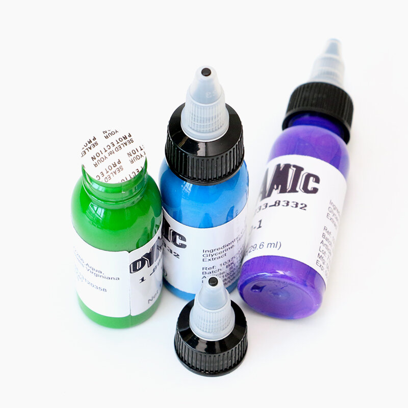14 Warna 30Ml/Botol Tinta Tato Profesional untuk Seni Tubuh Tanaman Alami Pigmen Mikropigmentasi Tinta Tato Permanen