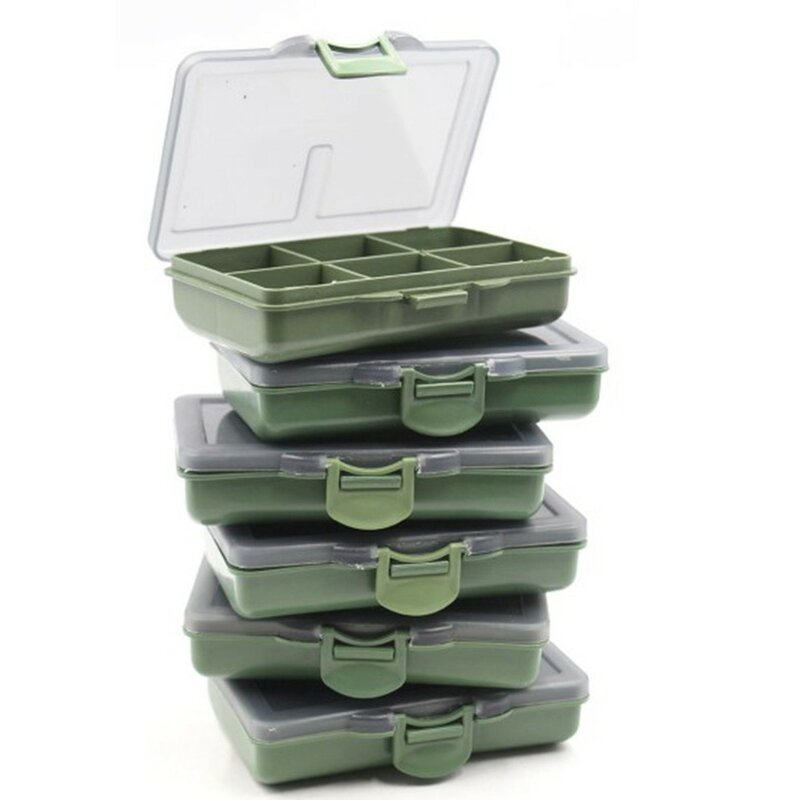 Compartments Fishing Lure Boxes Bait Storage Case Fishing Tackle Storage Trays Hooks Organizer Waterproof Fishing Accessory