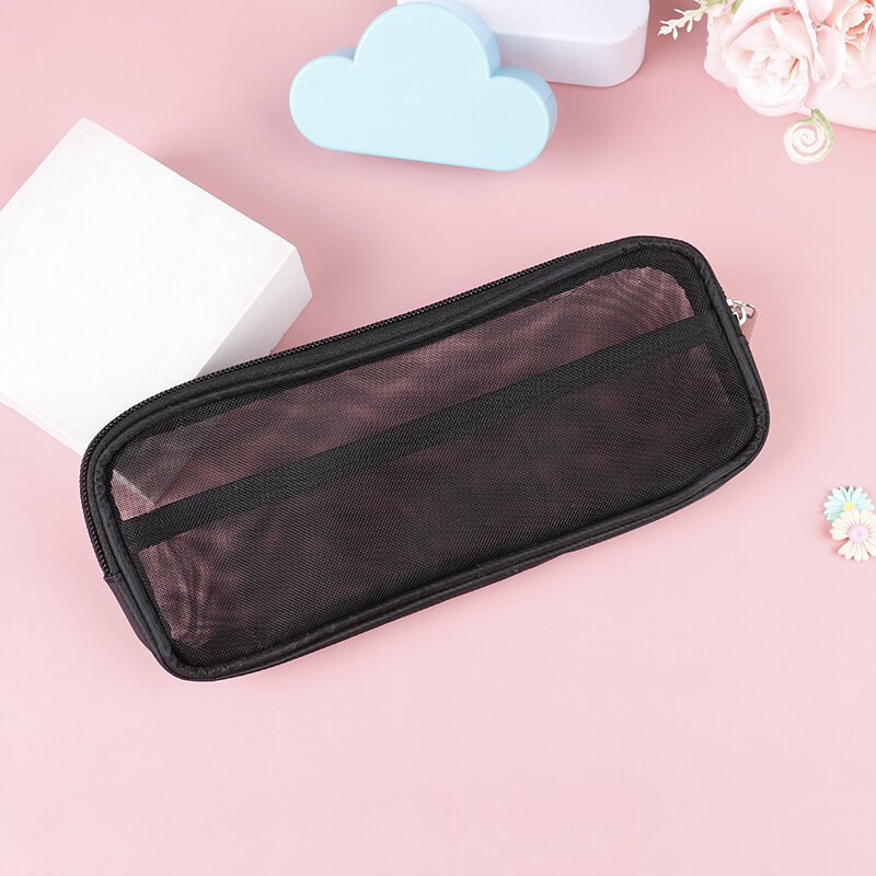 Perfecte Vrouwen Rits Make Up Bag Travel Cosmetische Tas Voor Make-Up Mesh Pouch Vrouwelijke Make Up Zakje Benodigdheden Opslag