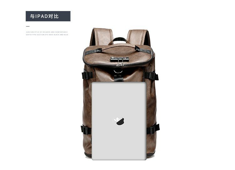 YILIAN-mochila antirrobo de cuero suave para hombre, bolsa de viaje de gran capacidad para senderismo, novedad de 2023