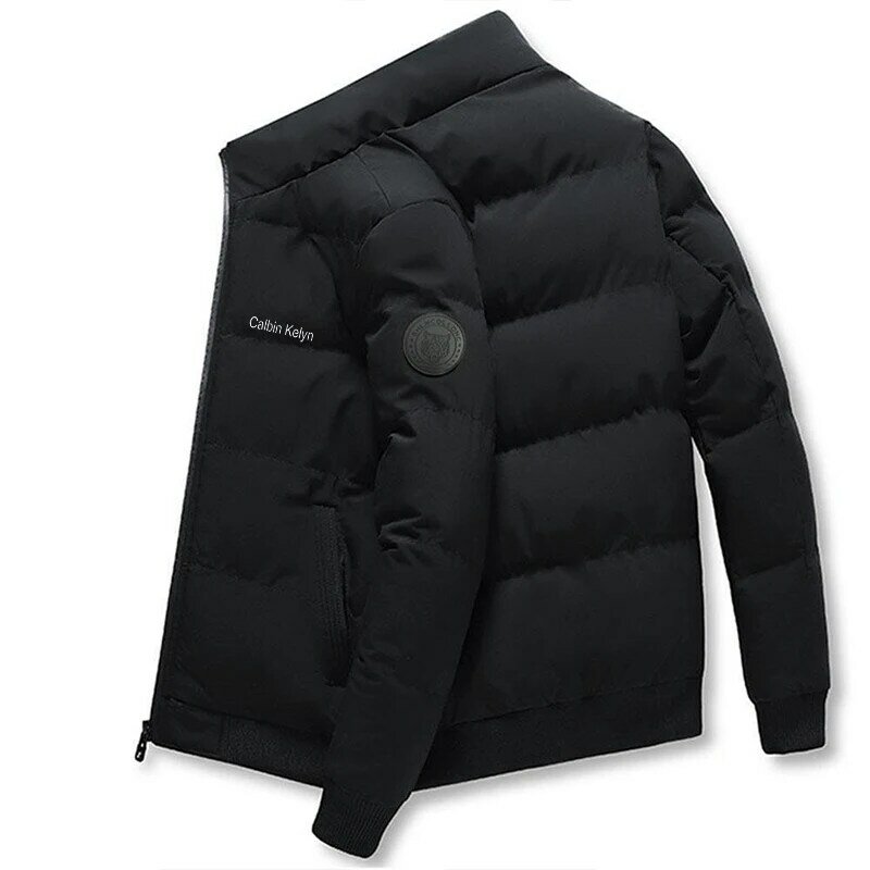 Jaqueta puffer quente para baixo, resistente à água e ao vento, casaco respirável, casual, tamanho grande, alta qualidade