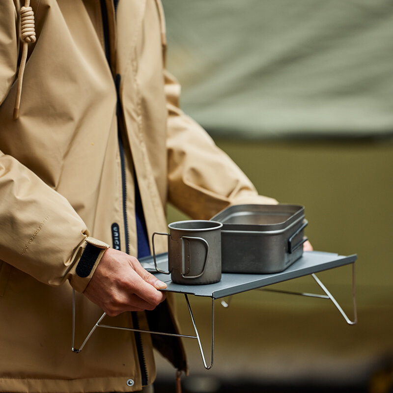 Naturehike Na wolnym powietrzu Ultralekki składany stół do grillowania Przenośny stół Kemping Podróżny mini stolik do herbaty   Masa łożyska ze stopu aluminium 15 kg