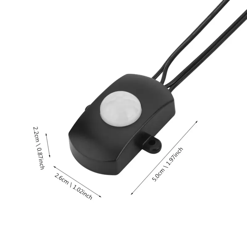 Инфракрасный PIR-датчик движения с питанием от USB, 5 В/12 В/24 В постоянного тока, переключатель детектора движения человека, автоматический свет...