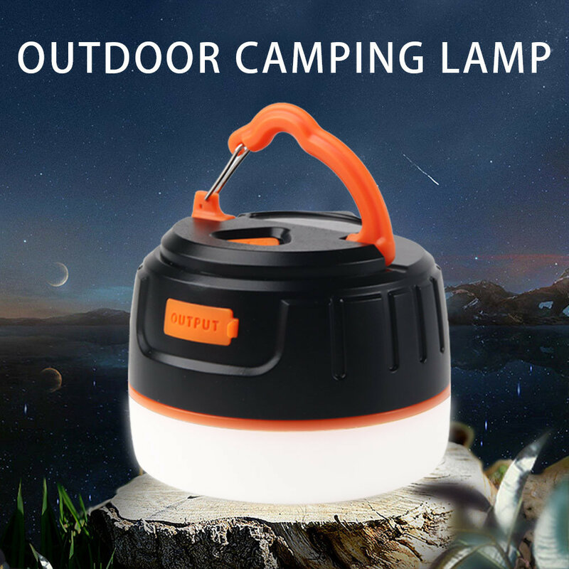 5200mah recarregável led lanterna de acampamento com ímã luz forte portátil lanternas tenda luzes reparação trabalho iluminação