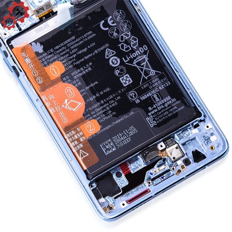 Pantalla LCD de 6,1 pulgadas para Huawei P30, digitalizador de pantalla táctil para Huawei ELE-L29, ELE-L09, ELE-AL00, L04