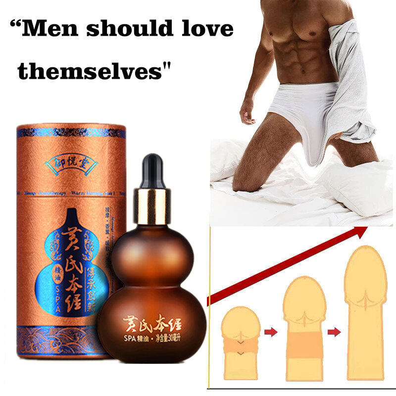 Aceite de masaje para agrandar el pene para hombre, líquido para el crecimiento del pene, mejora la erección, mejora el cuidado de la salud