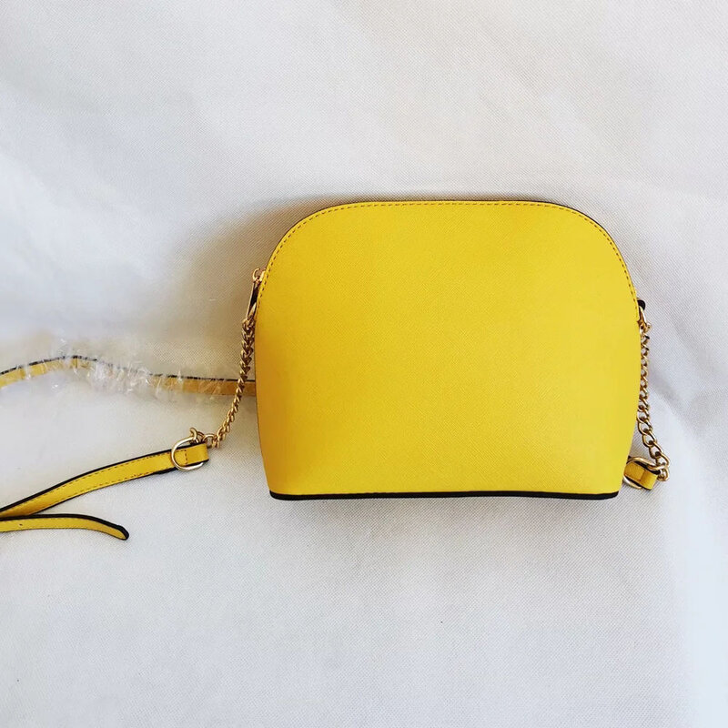 Luksusowa marka damska skórzana łańcuszkowa torba na ramię klasyczna prosta torba Crossbody 2022 wysokiej jakości designerska torba Shell