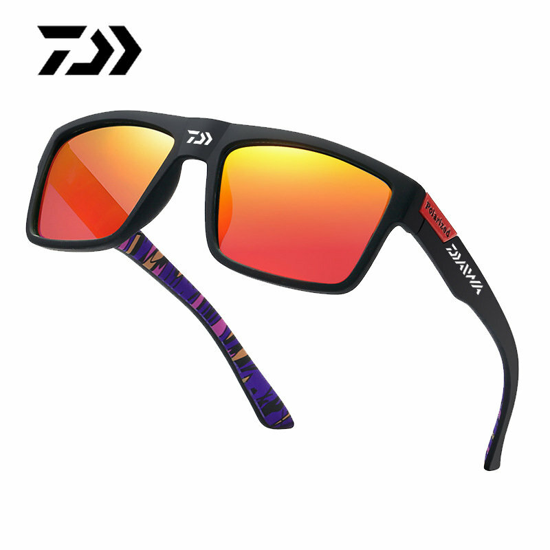 DAIWA แว่นตากันแดดกีฬาโพลาไรซ์แว่นตาตกปลา UV400แว่นกันแดดใส่ขับรถขี่จักรยานแว่นตาเดินป่าตั้งแคมป์ขับรถ
