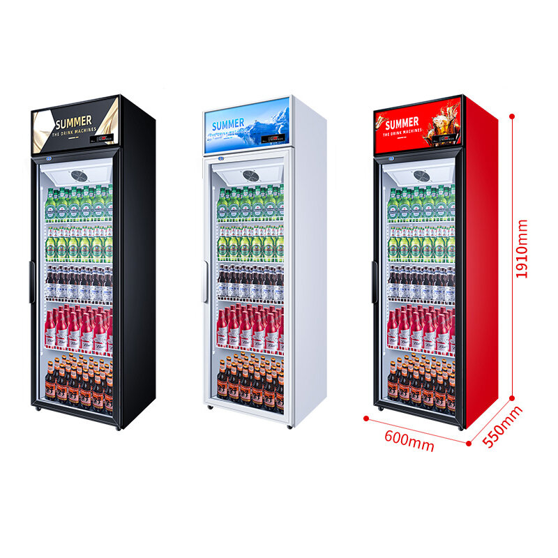 Vitrina refrigerada para mantener bebidas frescas, armario Vertical para mantener bebidas frescas