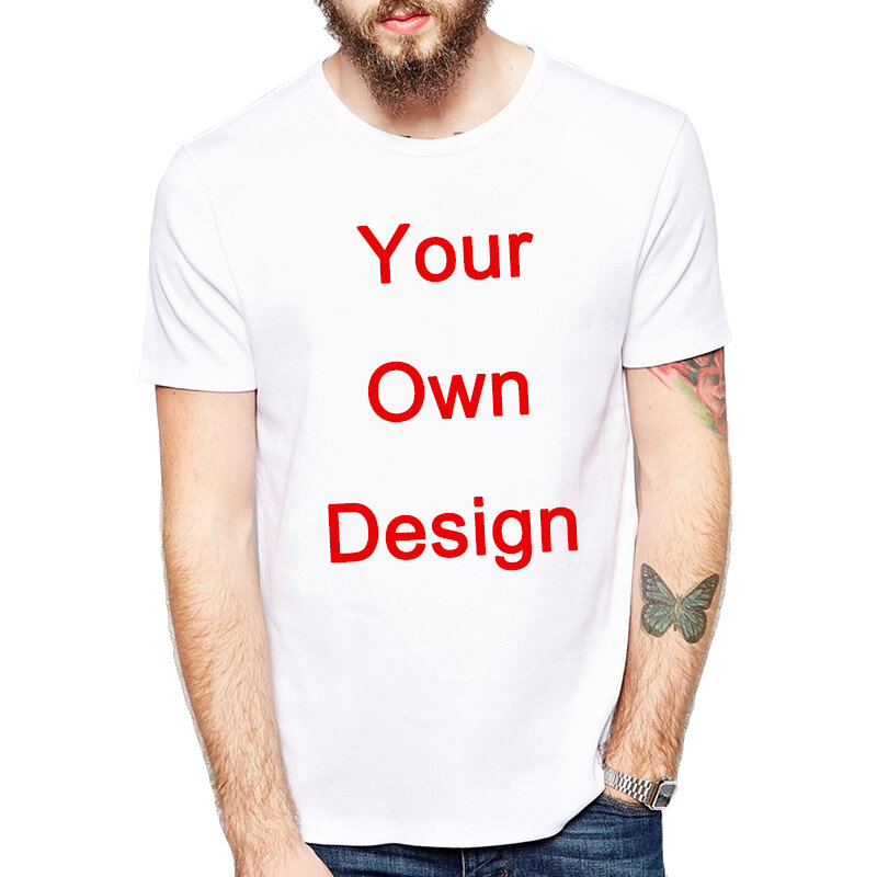 Высококачественная футболка из полиэстера с 3D принтом «сделай сам», дизайн под заказ, футболки в стиле хип-хоп для мужчин и женщин, топы, пос...