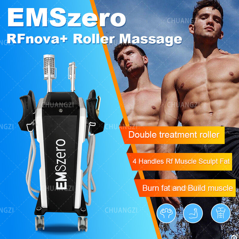 EMS 14 Tesla 6500W nowa aktualizacja Plus Roller Nova Emszero Machine 5 Handels Rf rzeźbienie ciała stymulator mięśni urządzenia domowe